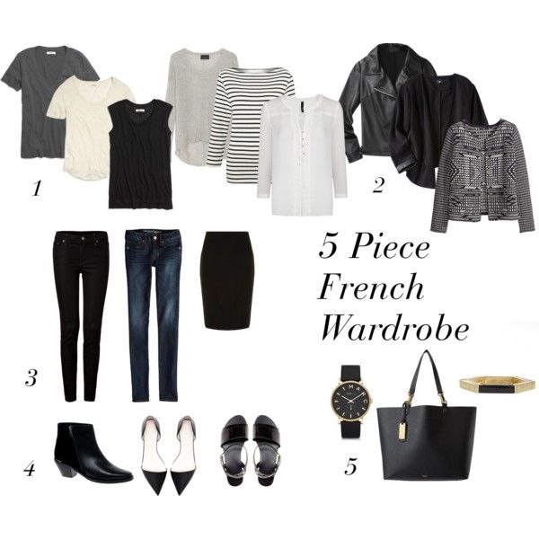 5 Piece French Wardrobe
