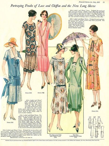 The Pictorial Review, July, 1925, Summer Frocks and Fashion 3 on Flickr.    Click image for 957 x 1…