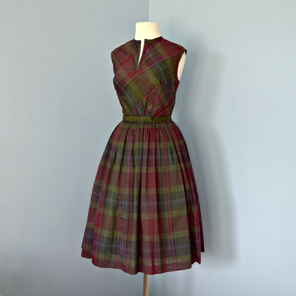 Vintage Two Piece Dress...via Etsy.