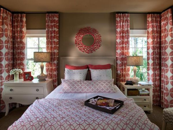 Love the coral + neutral color palette! #HGTVSmartHome >> http://www.hgtv.com/smart-home/hgtv-smart…