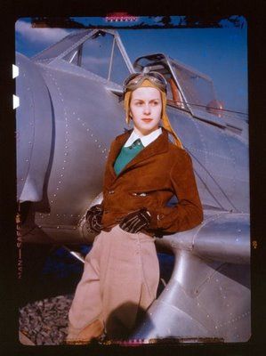 Aviatrix in Rochester, New York, 1939.