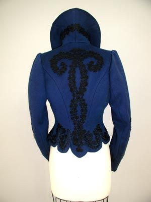 Deep Royal Blue Jacket 1895 -1905