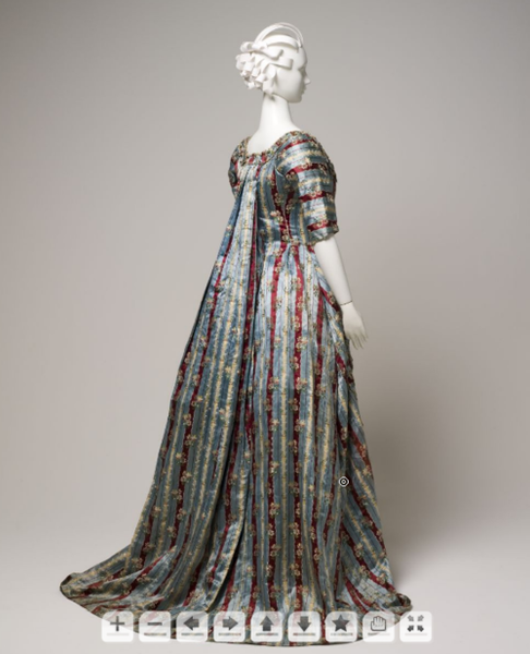 Open robe, 1770’s, Powerhouse Museum