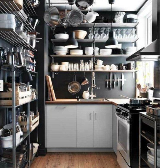 For Your Inspiration: 10 Beautiful Black Kitchens | Apartment Therapy