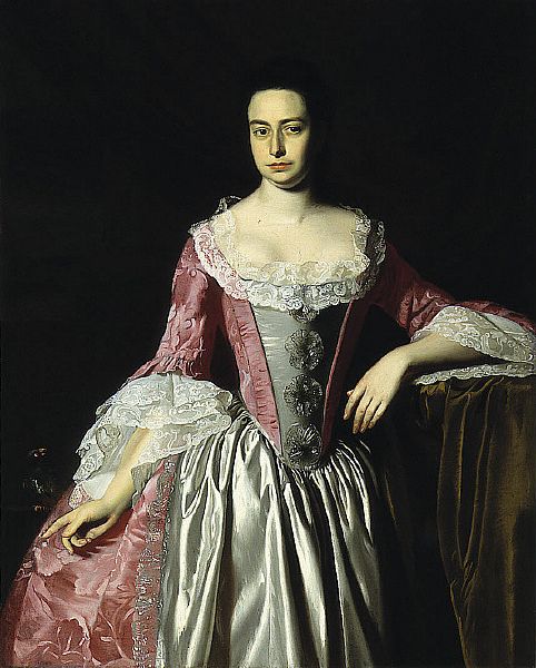 Eunice Dennie Burr, by John Singleton Copley, 1758-1760