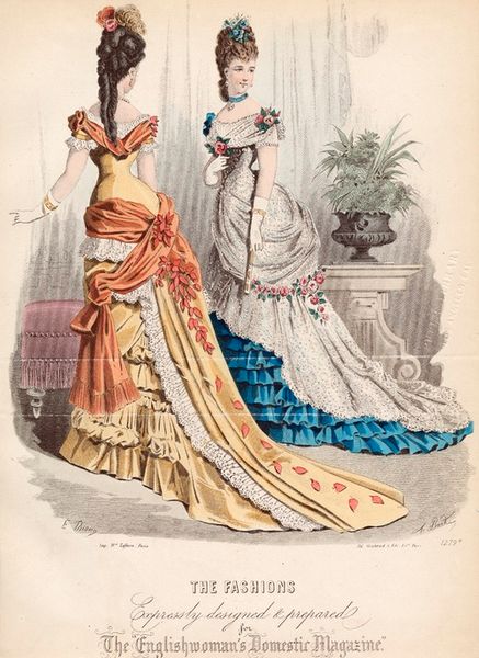 Costuming 1860s late c.1875