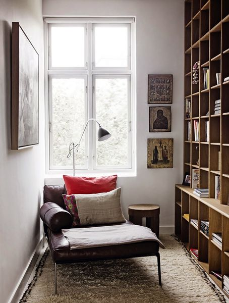 Reading nook.