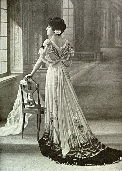 Robe du soir par Zimmerman, 1907