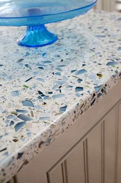 Recycled Glass Countertop