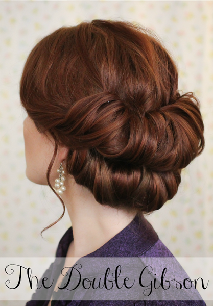 The Freckled Fox : Holiday Hair Week: The Double Gibson