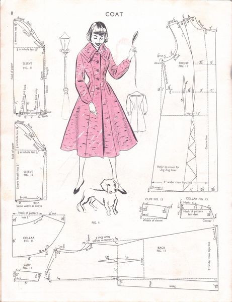 Free Vintage Coat Sewing Pattern