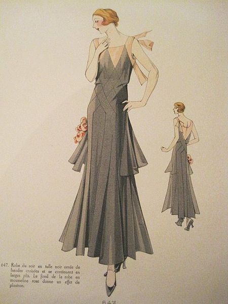 1931 Dress  'Les Grandes Modes'