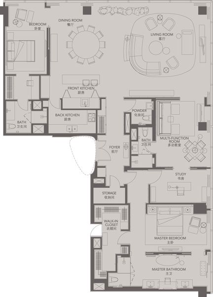 Standard Suites Unit F _ Four Seasons Place Pudong