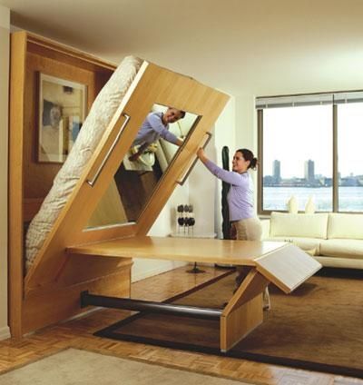 Dual Function Murphy Beds for Tiny Homes | Tiny House Pins