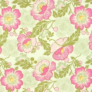 Amy Butler - Midwest Modern 1 and 2 - Fresh Poppies in Fuchsia