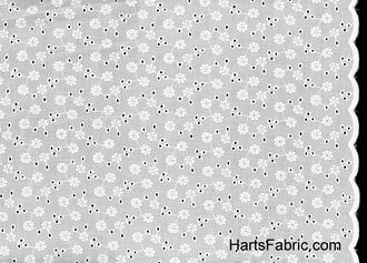 White Eyelet Fabric