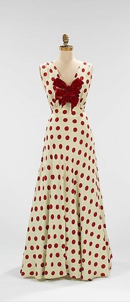Dress - c. 1935 - by Bergdorf Goodman (American, founded 1899) - Silk - The Metropolitan Museum of …