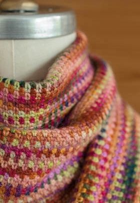 linen stitch scarf