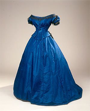 1860's evening gown.