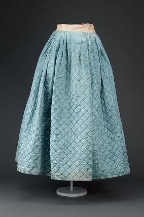 quilted petticoat 18th century