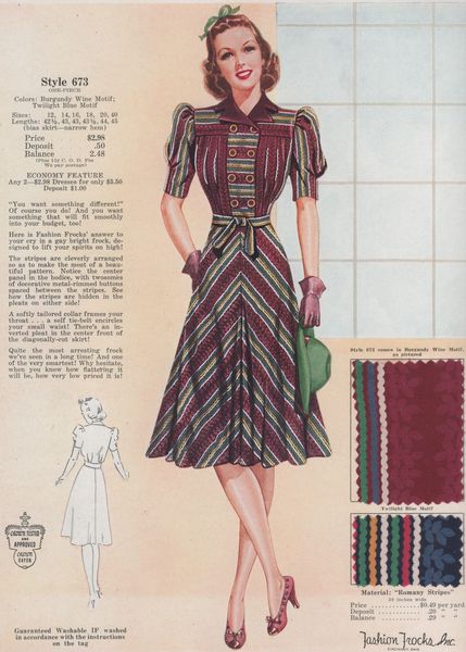 Fashion Frocks salesman's sample1940