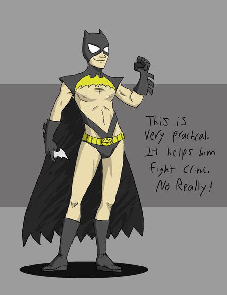 If Male Superhero Costumes were Designed Like Female Superhero Costumes!- http://fernacular.tumblr.…