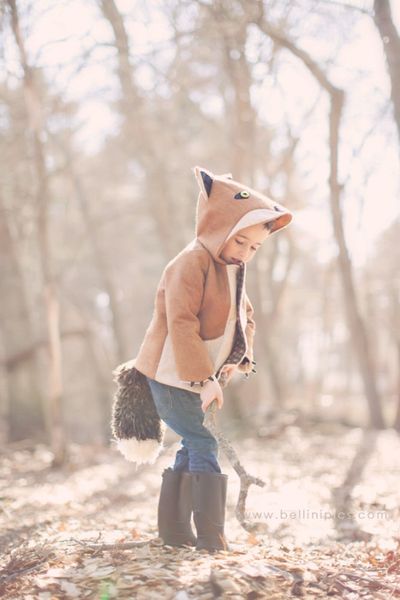 Kids Fantastic Little Fox Coat. $150.00, via Etsy.  This is adorable!