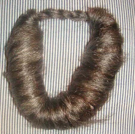 A free tutorial for the construction of hair pieces to add length and period style to any reenactor…