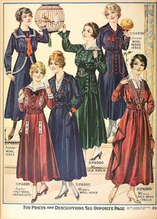 The Girl with the Star-Spangled Heart: Edwardian Lovelies: 1916