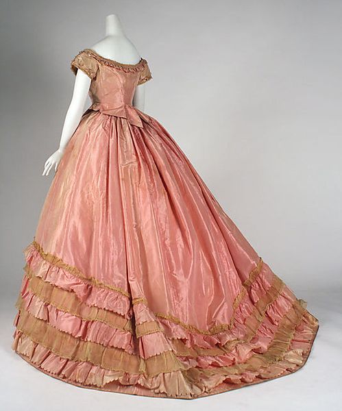 Dress Date: 1866–68 Culture: American Medium: silk