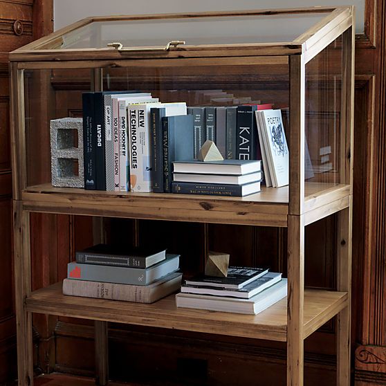 atrium display cabinet in view all new | CB2