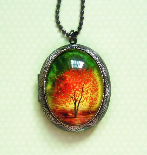 Twilight -- Wearable Art Locket-Christmas Gift. $40.00, via Etsy.