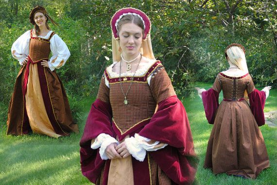 Middle ages women's clothing