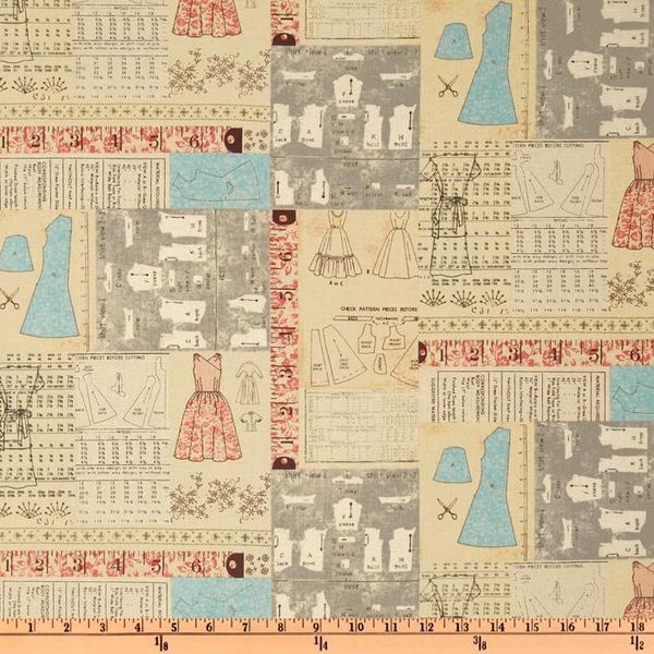 Homespun Chic Sewing Pattern Blue