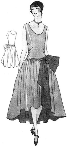 Draping a "magic dance frock" from 1928