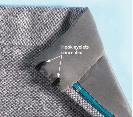 Couture Techniques for a Better Fitting Waistband - Threads, S. Kahlje #sewing #couture #techniques