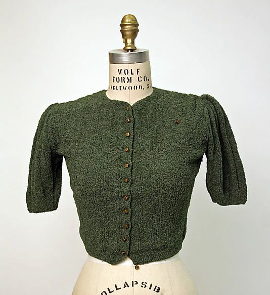 Sweater, 1941, American, wool