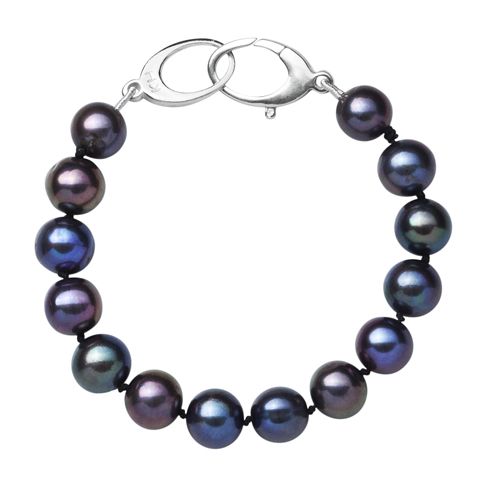 Black Peacock Pearl Bracelet