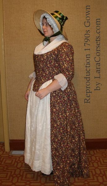 Reproduction 18th century gowns by Lara Corsets