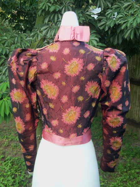 1890s blouse- back