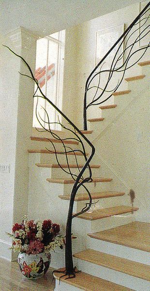 Twig railing