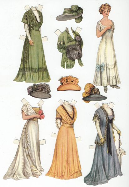 1909 Paper Dolls