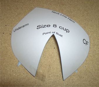 Drafting a Bra Cup Block