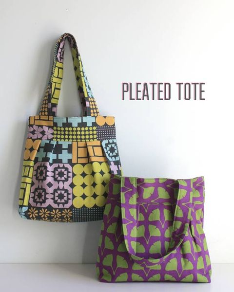 Cute pleated-tote-bag tutorial