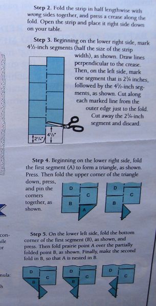 Easy Prairie Points (directions)