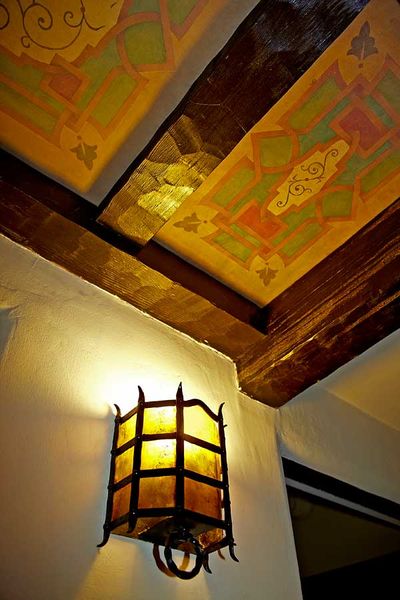 Painted ceiling of a 1930s Spanish Colonial Revival (Photo: Jaimee Itagaki) | Old House Journal Wal…
