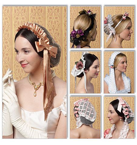 B5663 6 victorian headpieces, a rather useful Butterick Pattern