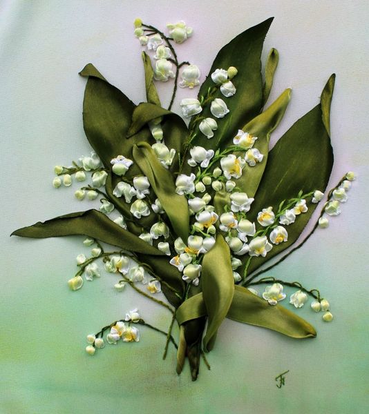 Ribbon embroidery picture only  This is remarkable!