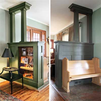 Half-Wall Room Divider  from the 2012 this old house reader remodel ways you wowed us