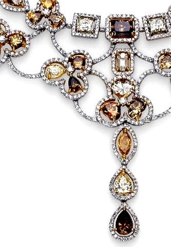 Champagne and Brown Diamonds